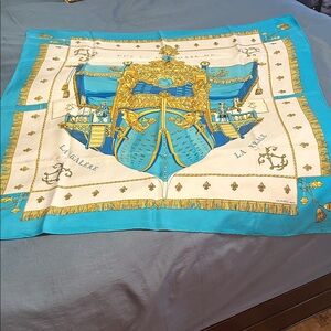 Vintage Hermes silk scarf  care 90